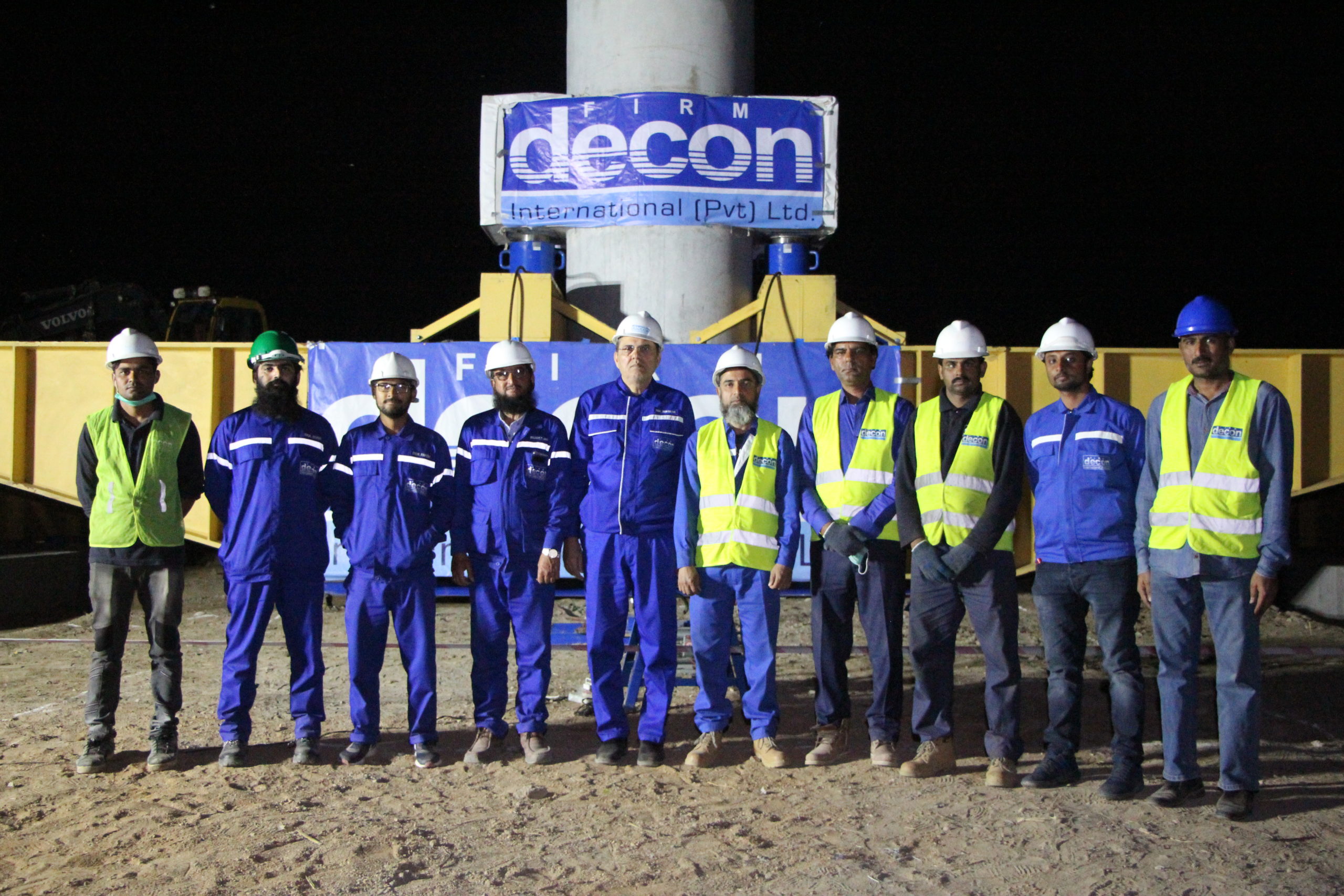 FIRM DECON International Successfully Performed Pile Load Uplift Test Up To 652 Tons
